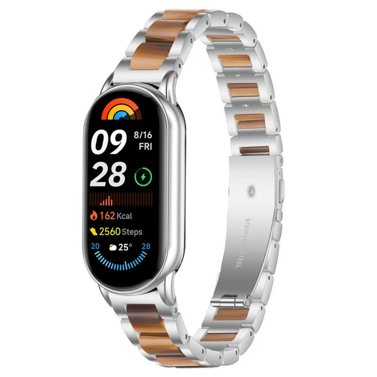 xDfind Three Beads Metal Resin Watch Band