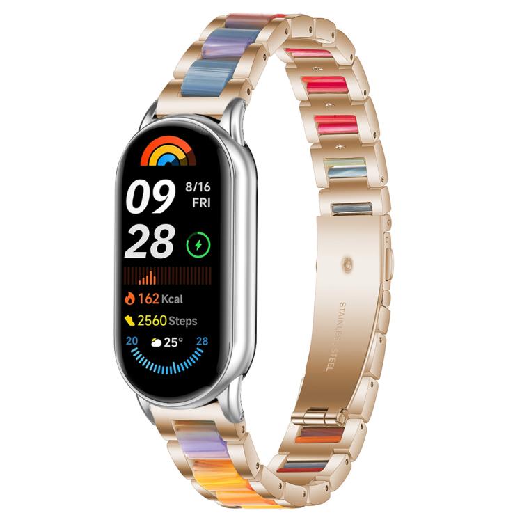 xDfind Three Beads Metal Resin Watch Band