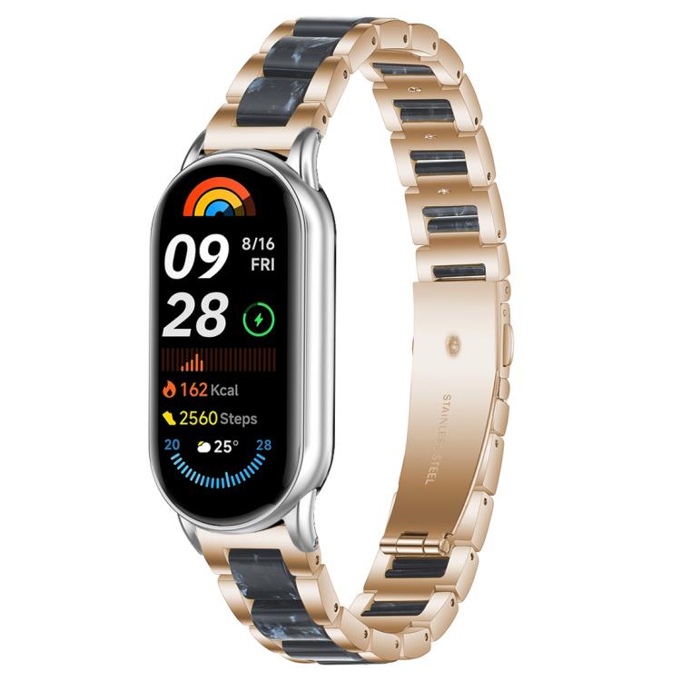 xDfind Three Beads Metal Resin Watch Band