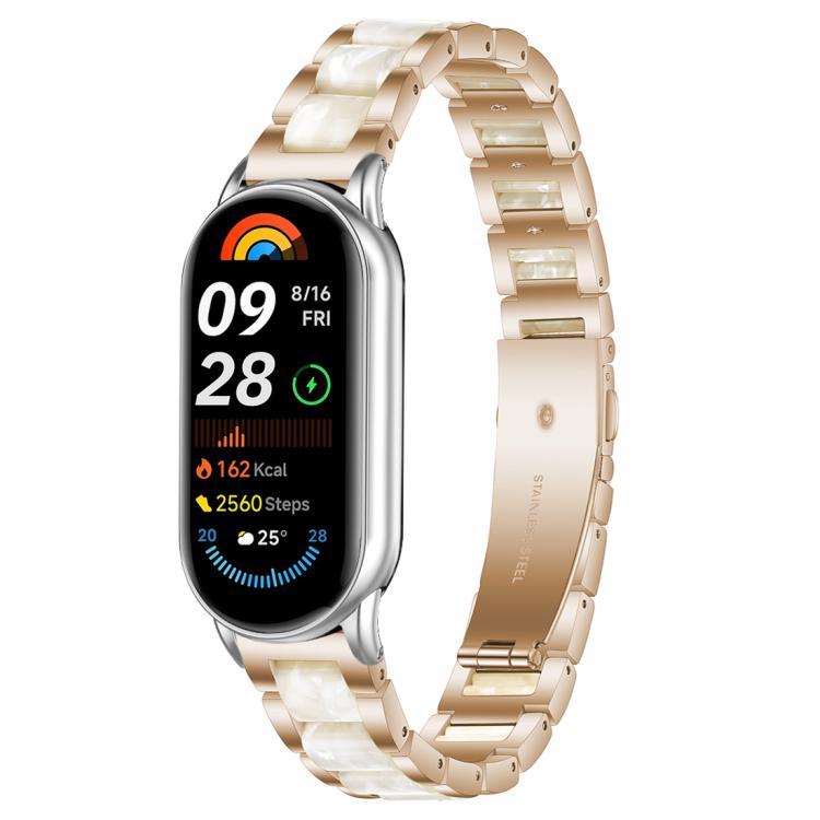 xDfind Three Beads Metal Resin Watch Band