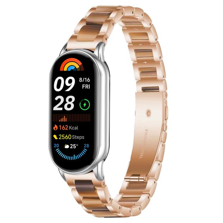 xDfind Three Beads Metal Resin Watch Band