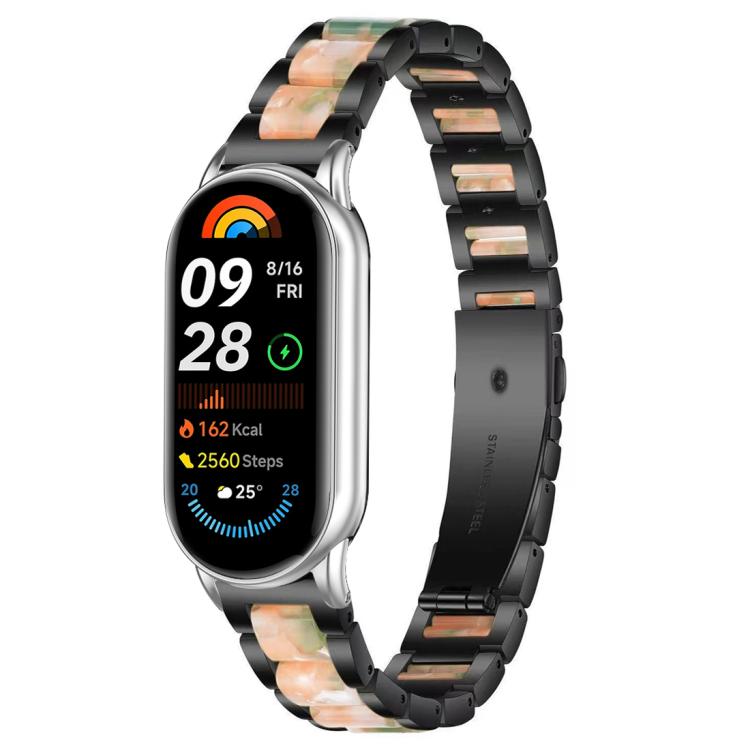 xDfind Three Beads Metal Resin Watch Band