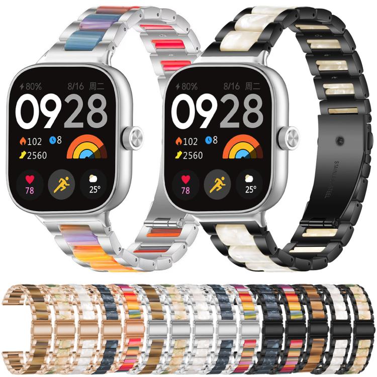 xDfind Three Beads Metal Resin Watch Band, For Redmi Watch 3