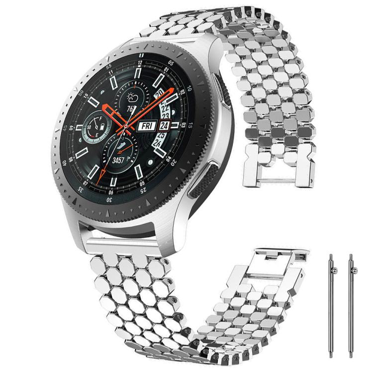 xDfind Fish Scale Texture Metal Watch Band