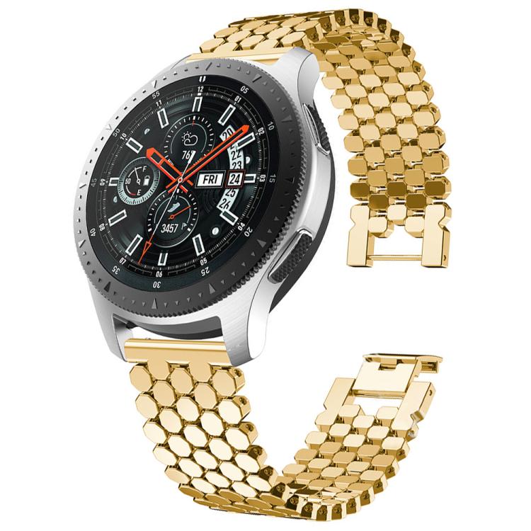 xDfind Fish Scale Texture Metal Watch Band