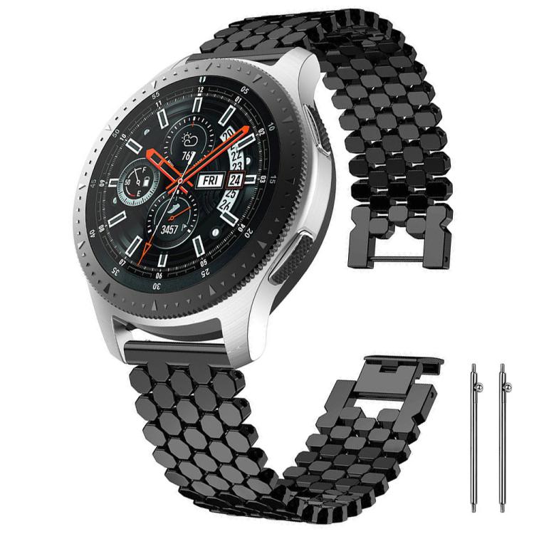 xDfind Fish Scale Texture Metal Watch Band, 20mm