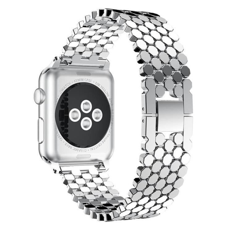 xDfind Fish Scale Texture Metal Watch Band, For Apple Watch 42 / 44 / 45 / 46 / 49mm