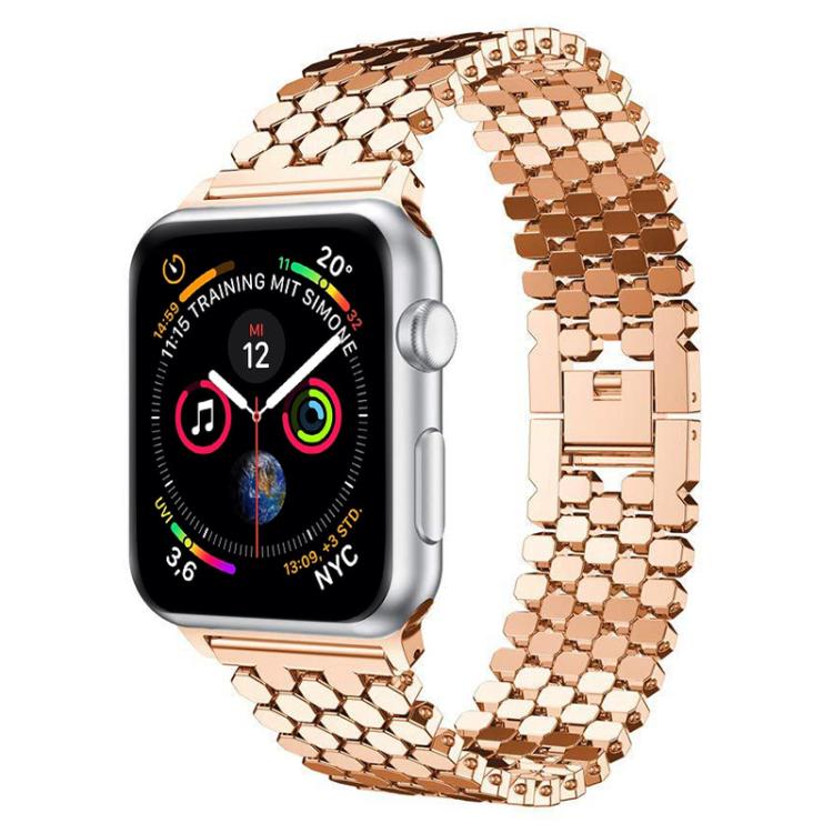 xDfind Fish Scale Texture Metal Watch Band, For Apple Watch 42 / 44 / 45 / 46 / 49mm