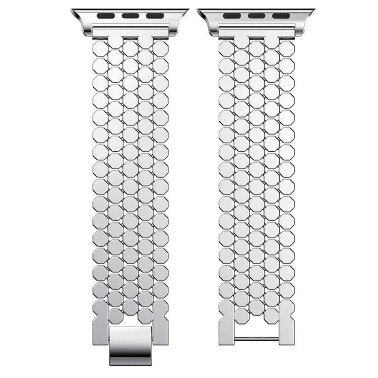 xDfind Fish Scale Texture Metal Watch Band, For Apple Watch 38 / 40 / 41 / S11 42mm