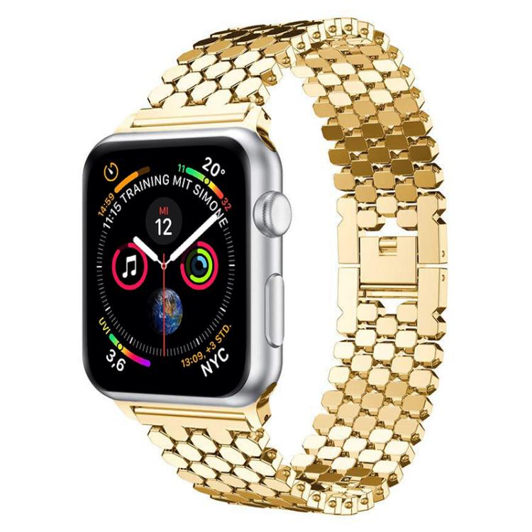 xDfind Fish Scale Texture Metal Watch Band, For Apple Watch 38 / 40 / 41 / S11 42mm