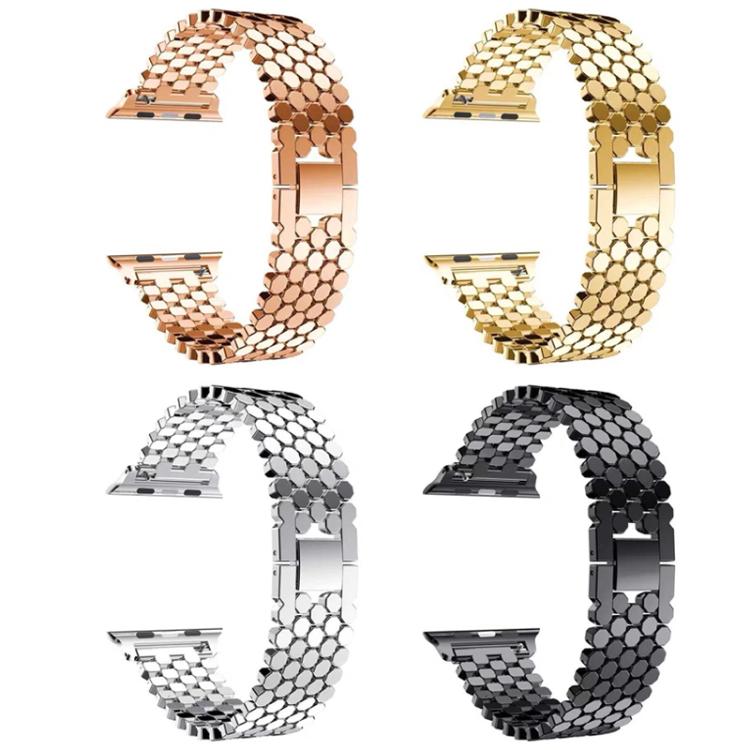 xDfind Fish Scale Texture Metal Watch Band, For Apple Watch 42 / 44 / 45 / 46 / 49mm