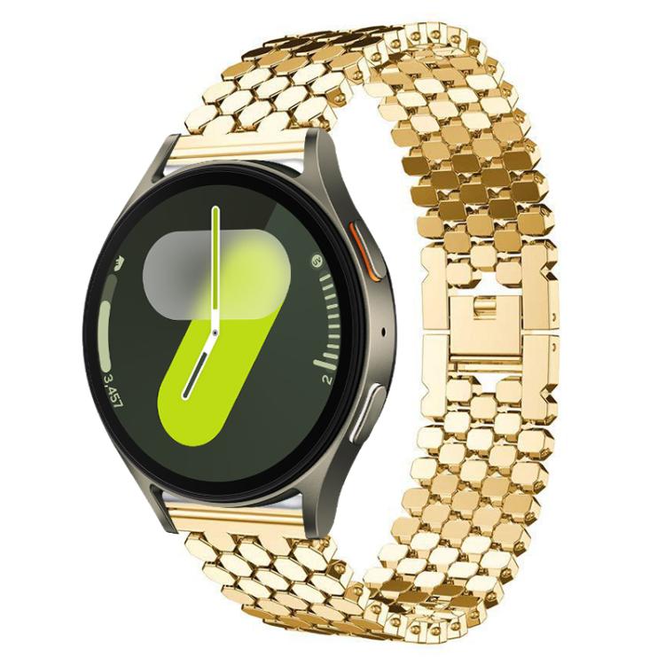 xDfind Fish Scale Texture Metal Watch Band, For Samsung Galaxy Watch7 / FE / 6 / 5 / 4