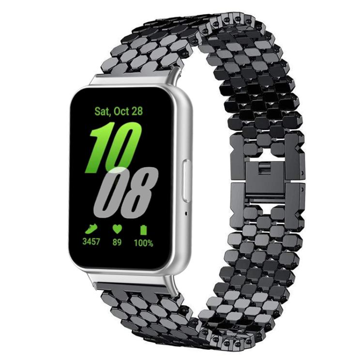 xDfind Fish Scale Texture Metal Watch Band, For Samsung Galaxy Fit3