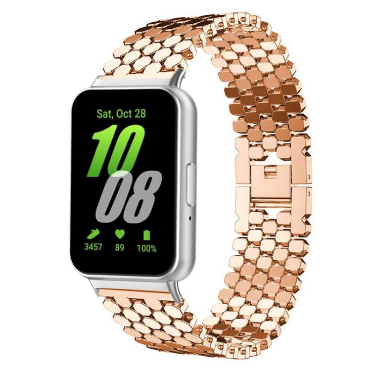 xDfind Fish Scale Texture Metal Watch Band, For Samsung Galaxy Fit3