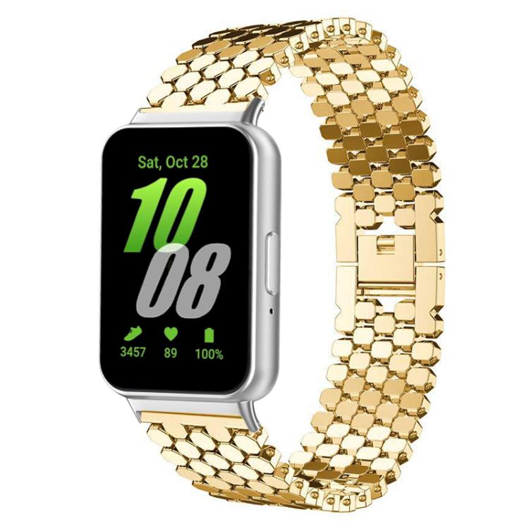 xDfind Fish Scale Texture Metal Watch Band, For Samsung Galaxy Fit3
