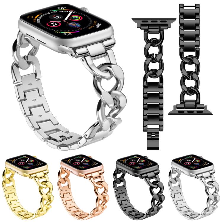 xDfind Denim Chain Metal Watch Band, For Apple Watch 42 / 44 / 45 / 46 / 49mm