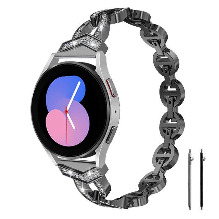 xDfind Diamond Stainless Steel Watch Band, 20mm