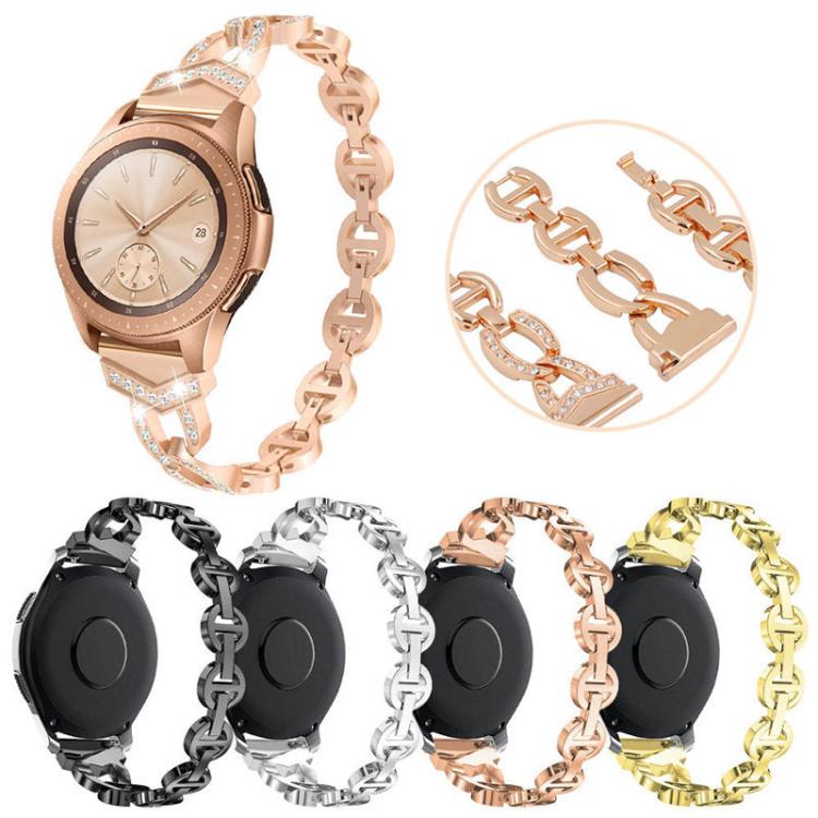 xDfind Diamond Stainless Steel Watch Band, 22mm