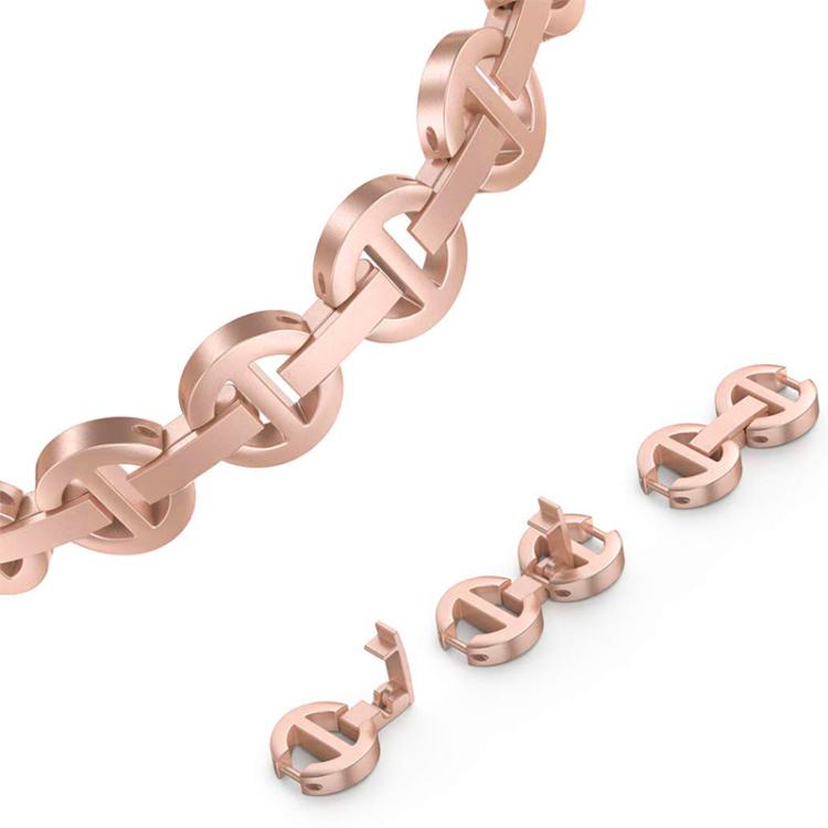 xDfind Diamond Stainless Steel Watch Band, 22mm