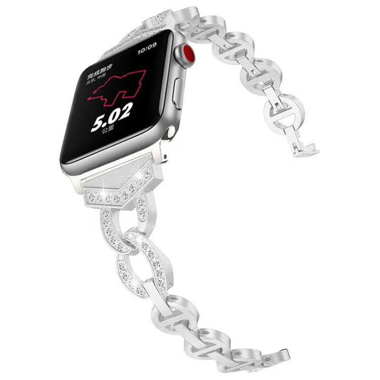 xDfind Diamond Stainless Steel Watch Band, For Apple Watch 42 / 44 / 45 / 46 / 49mm