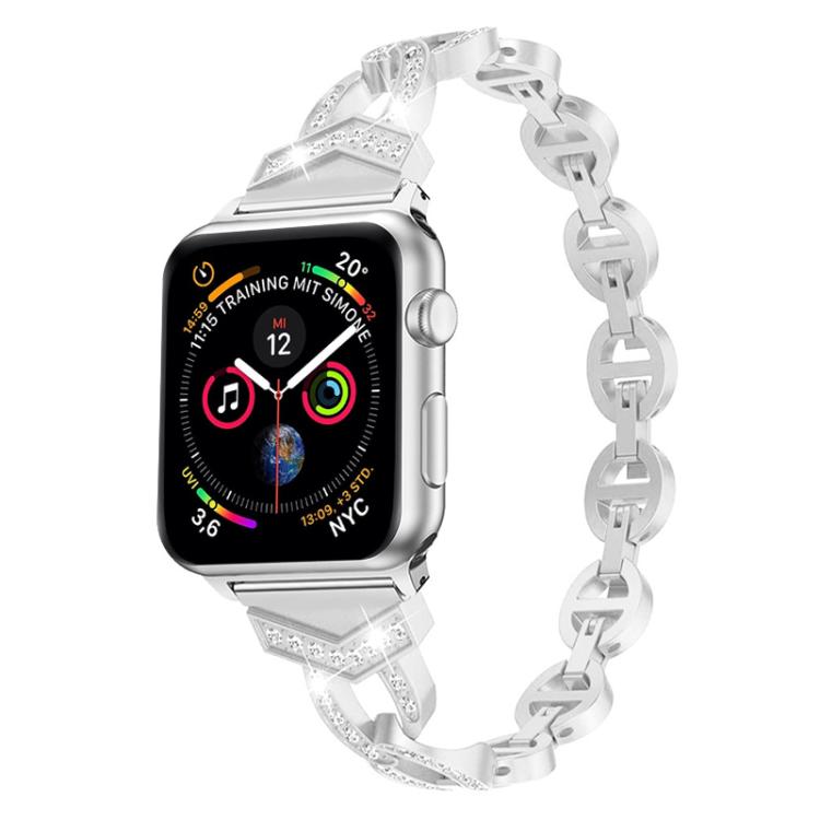 xDfind Diamond Stainless Steel Watch Band, For Apple Watch 42 / 44 / 45 / 46 / 49mm