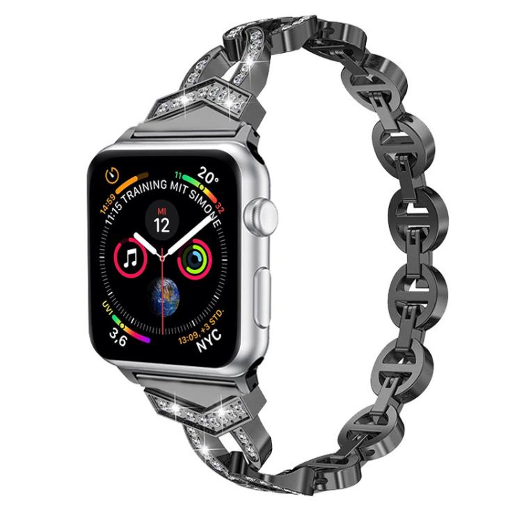 xDfind Diamond Stainless Steel Watch Band, For Apple Watch 42 / 44 / 45 / 46 / 49mm