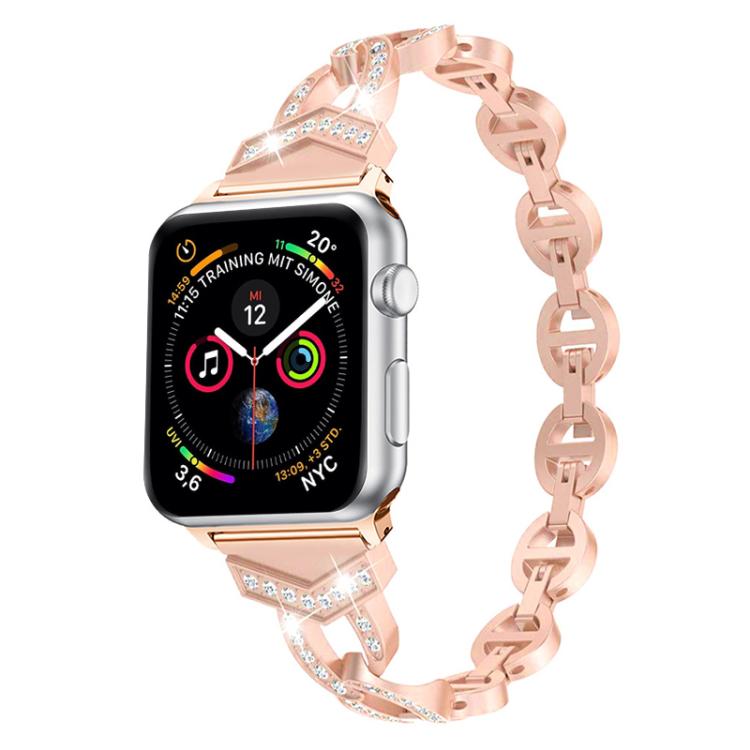 xDfind Diamond Stainless Steel Watch Band, For Apple Watch 42 / 44 / 45 / 46 / 49mm