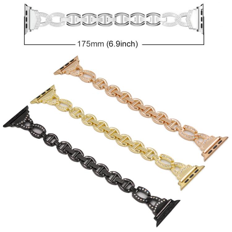 xDfind Diamond Stainless Steel Watch Band, For Apple Watch 38 / 40 / 41 / S10 42mm