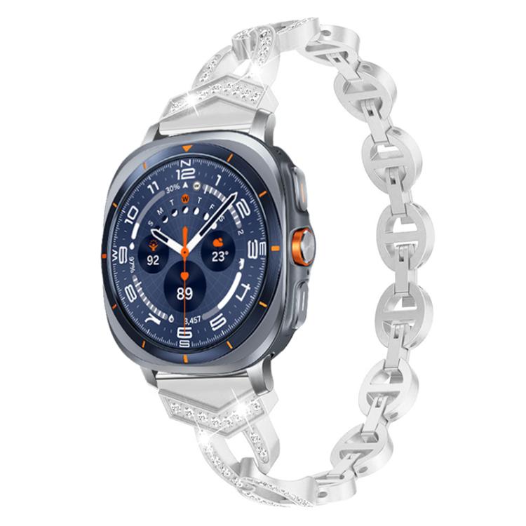 xDfind Diamond Stainless Steel Watch Band, For Samsung Galaxy Watch Ultra/Ultra 2025