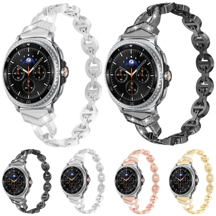 xDfind Diamond Stainless Steel Watch Band