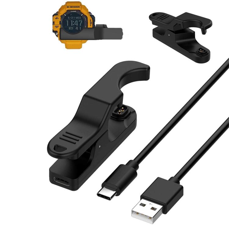xDfind USB Interface Watch Charging Cable Charging Clip, Length: 1m, For Casio G-SHOCK GPR-H1000 / GPR-H1000R