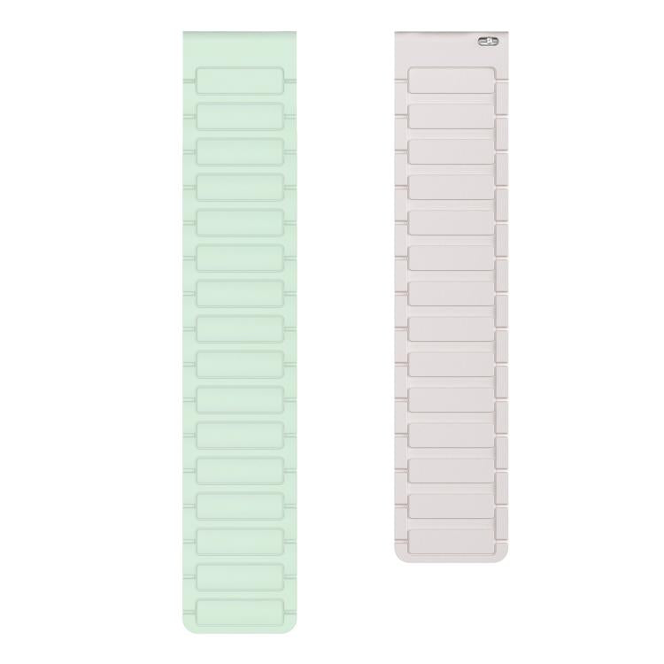 xDfind I-shaped Magnetic Silicone Watch Band, 18mm