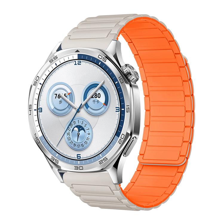 xDfind I-shaped Magnetic Silicone Watch Band, 22mm