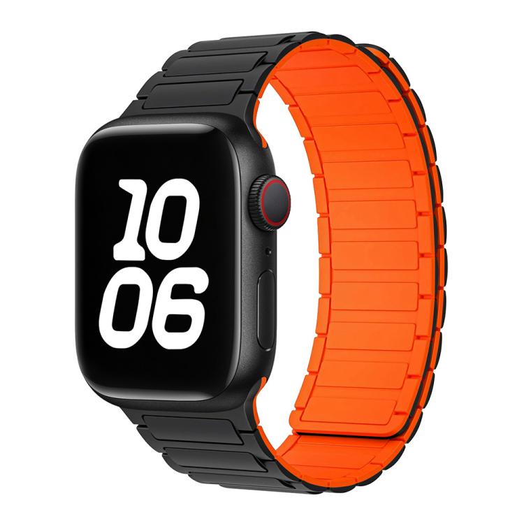 xDfind I-shaped Magnetic Silicone Watch Band, For Apple Watch 42 / 44 / 45 / 46 / 49mm