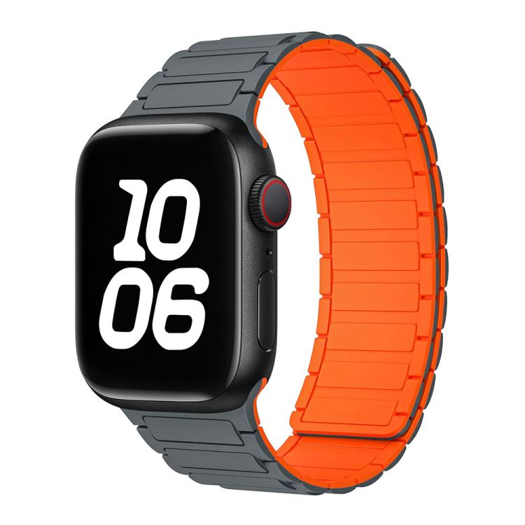 xDfind I-shaped Magnetic Silicone Watch Band, For Apple Watch 42 / 44 / 45 / 46 / 49mm