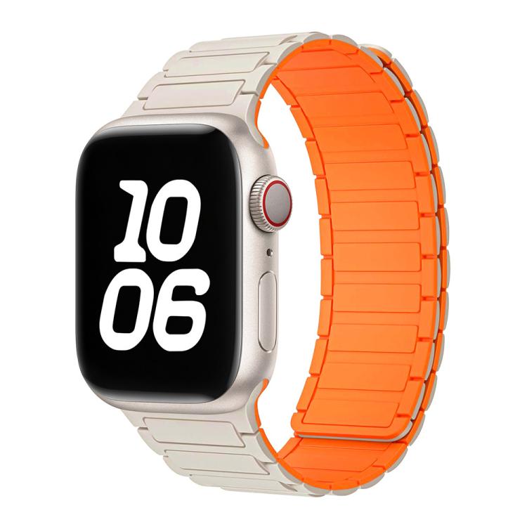 xDfind I-shaped Magnetic Silicone Watch Band, For Apple Watch 42 / 44 / 45 / 46 / 49mm