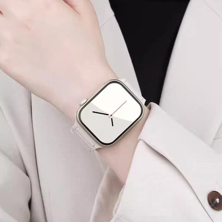 xDfind I-shaped Magnetic Silicone Watch Band, For Apple Watch 38 / 40 / 41 / S10 42mm