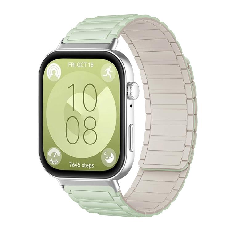 xDfind I-shaped Magnetic Silicone Watch Band, For Huawei Watch Fit4 / Fit4 Pro / Fit3