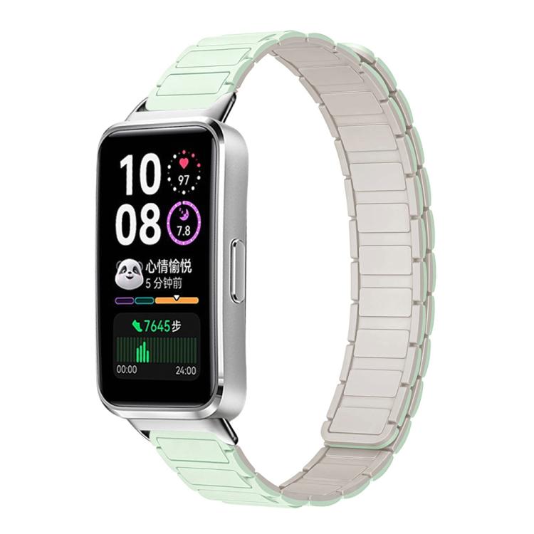 xDfind I-shaped Magnetic Silicone Watch Band, For Huawei Band 10 / 9 / 8