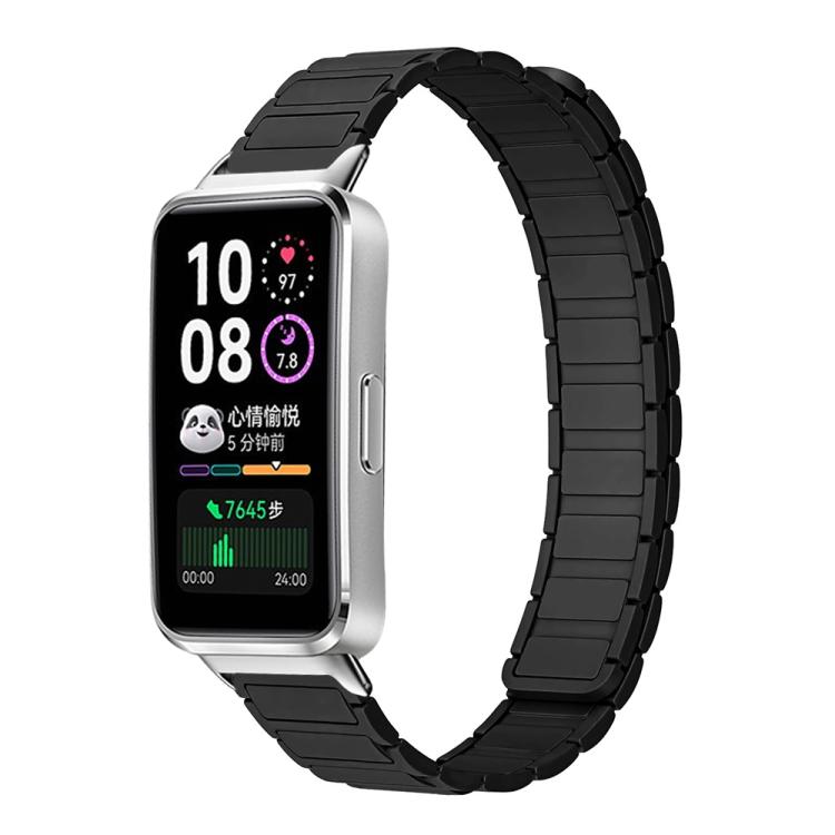 xDfind I-shaped Magnetic Silicone Watch Band, For Huawei Band 10 / 9 / 8