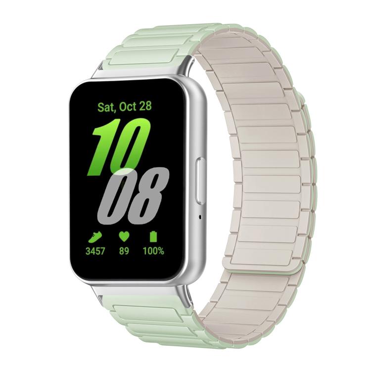 xDfind I-shaped Magnetic Silicone Watch Band, For Samsung Galaxy Fit3 SM-R390