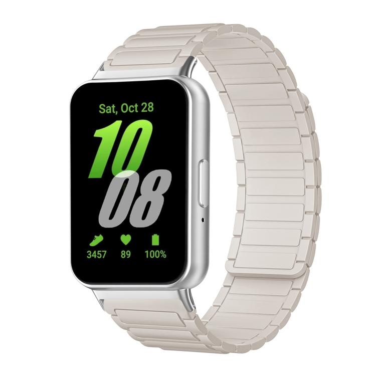 xDfind I-shaped Magnetic Silicone Watch Band, For Samsung Galaxy Fit3 SM-R390