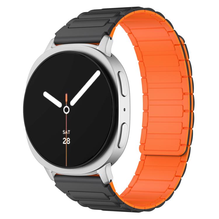 xDfind I-shaped Magnetic Silicone Watch Band, For Samsung Galaxy Watch8 / 8 Classic