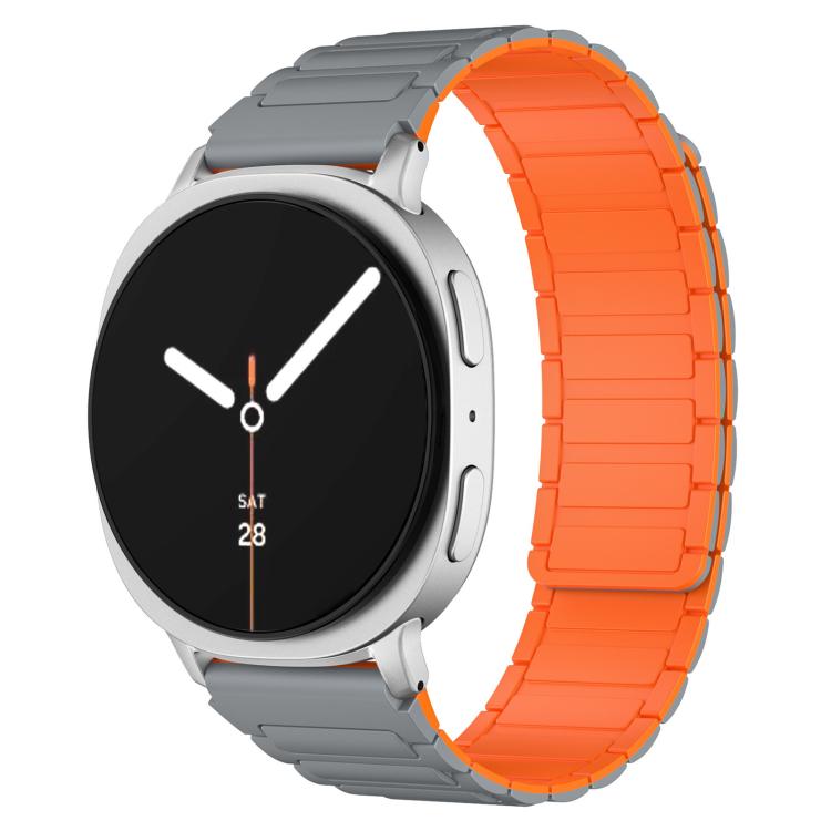 xDfind I-shaped Magnetic Silicone Watch Band, For Samsung Galaxy Watch8 / 8 Classic