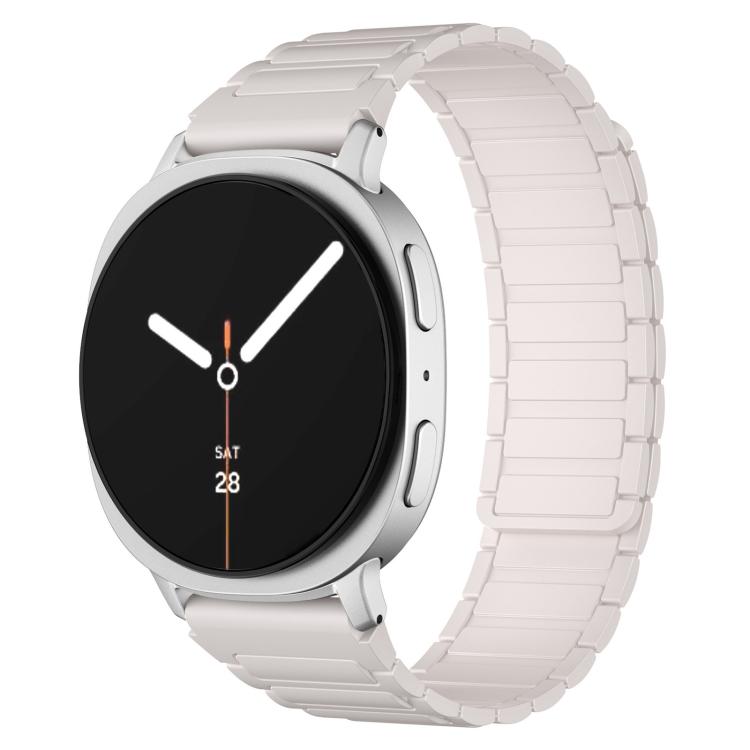 xDfind I-shaped Magnetic Silicone Watch Band, For Samsung Galaxy Watch8 / 8 Classic