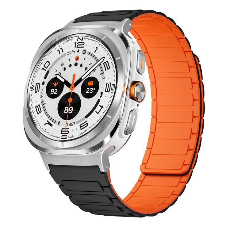 xDfind I-shaped Magnetic Silicone Watch Band, For Samsung Galaxy Watch Ultra / Ultra 2025
