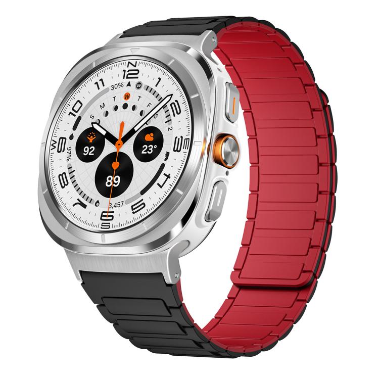 xDfind I-shaped Magnetic Silicone Watch Band, For Samsung Galaxy Watch Ultra / Ultra 2025