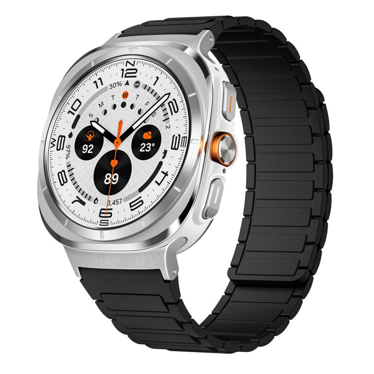 xDfind I-shaped Magnetic Silicone Watch Band, For Samsung Galaxy Watch Ultra / Ultra 2025