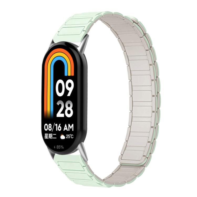 xDfind I-shaped Magnetic Silicone Watch Band, For Xiaomi Smart Band 10 / 9 / 8