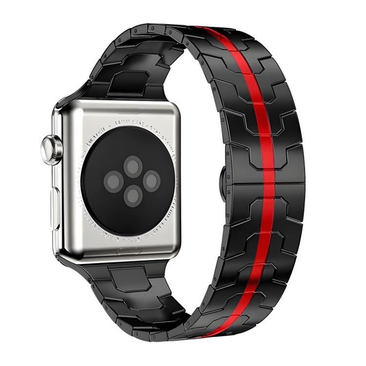 xDfind Butterfly Buckle Stainless Steel Watch Band, For Apple Watch 42 / 44 / 45 / 46 / 49mm